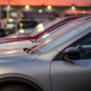 Used Cars on Dealership Lot