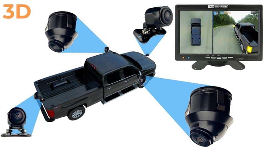 Tadi Brothers 360-Degree Truck Camera System with Seven-Inch Screen